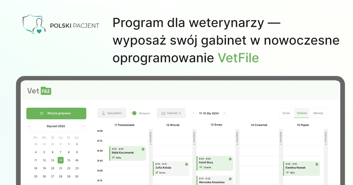 Program dla weterynarzy — wyposaż swój gabinet w nowoczesne oprogramowanie VetFile